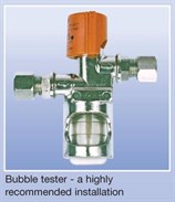 Bubble tester photo